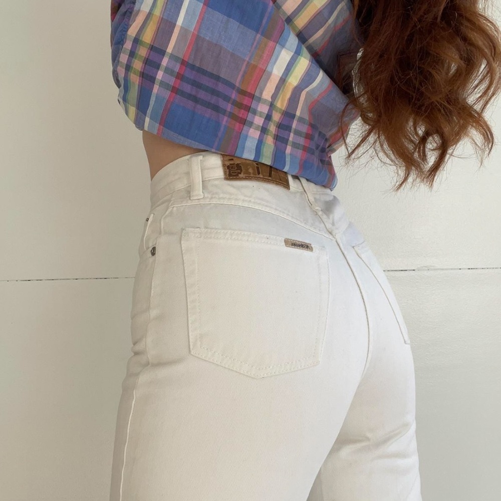 Vintage 90’s Ann Taylor White Straight Leg Jeans